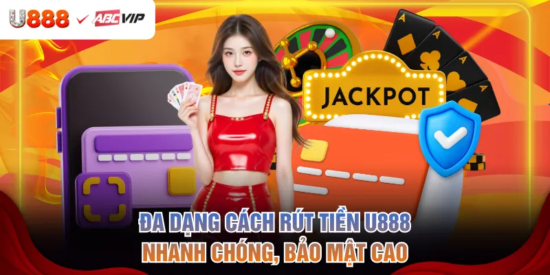 Đa dạng cách rút tiền U888 nhanh chóng, bảo mật cao