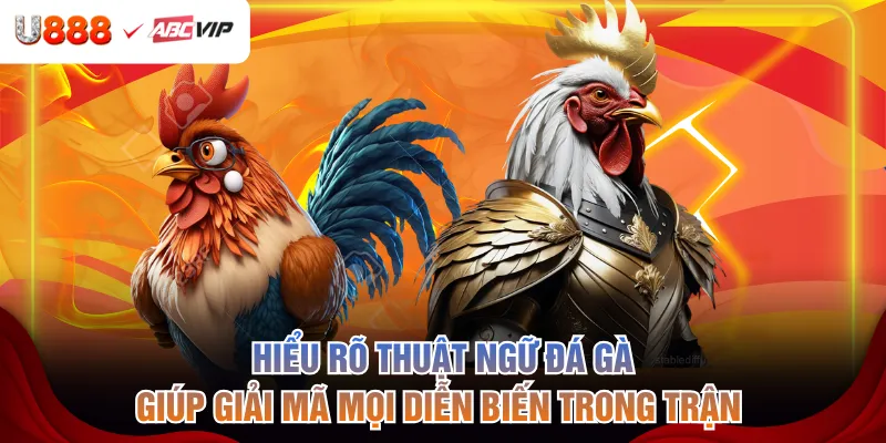 Hiểu rõ thuật ngữ đá gà giúp giải mã mọi diễn biến trong trận